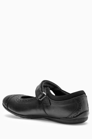 Black Narrow Fit Mary Jane Shoes (Older Girls)
